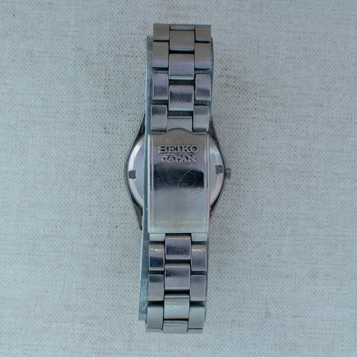 Vintage Seiko 5 4216-0020 Automatic 17J Black Dial Day Date Wristwatch