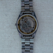 Vintage Seiko 5 4216-0020 Automatic 17J Black Dial Day Date Wristwatch