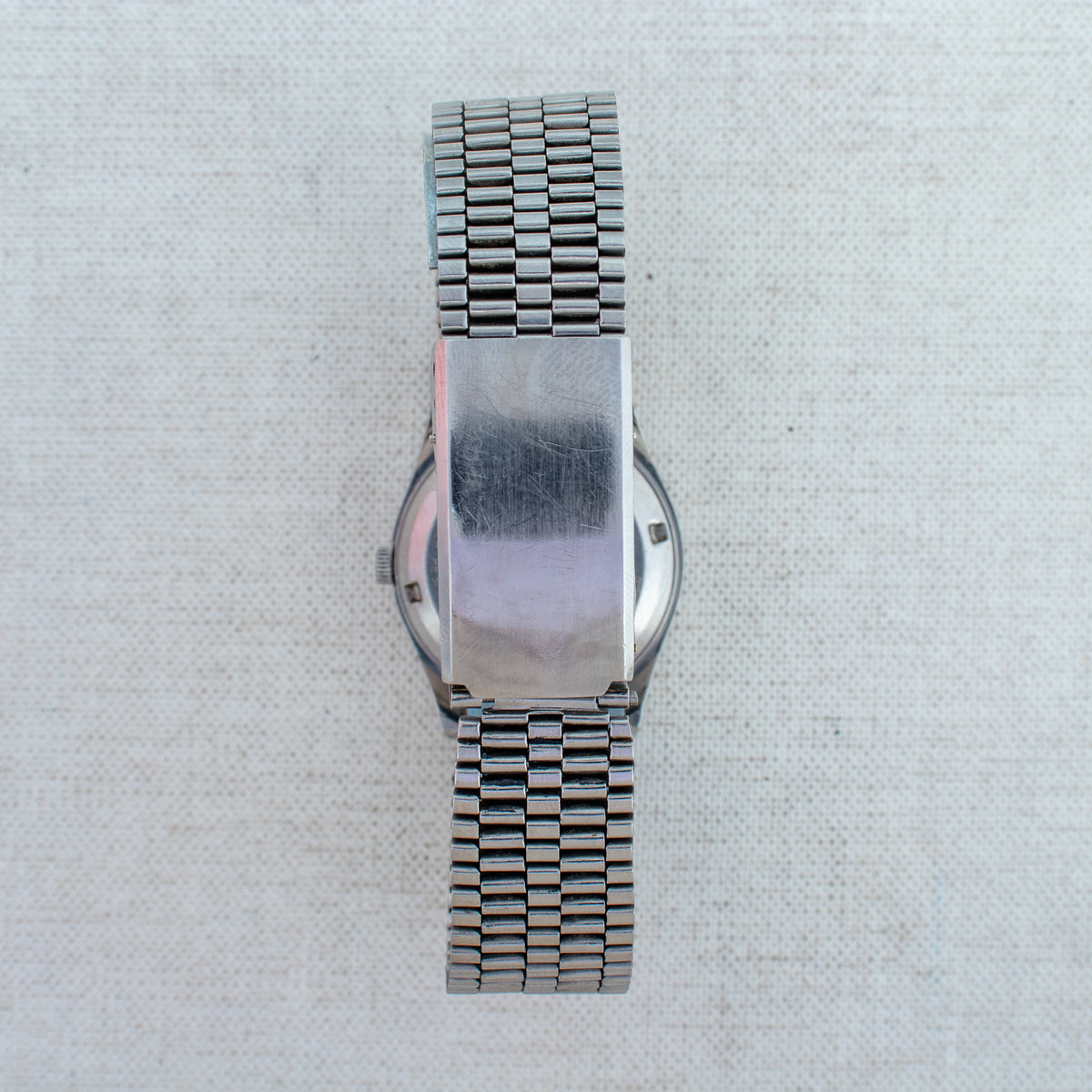 Vintage Seiko 5 4206-0591 Automatic 17J Black Dial Day Date Wristwatch
