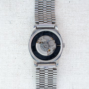 Vintage Seiko 5 4206-0591 Automatic 17J Black Dial Day Date Wristwatch