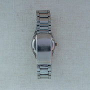Vintage Seiko 5 4206-0250 Automatic 17J Blue Dial Day Date Wristwatch