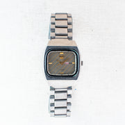 Vintage Seiko 5 2906-5590 Automatic 17J Grey Dial Day Date Wristwatch