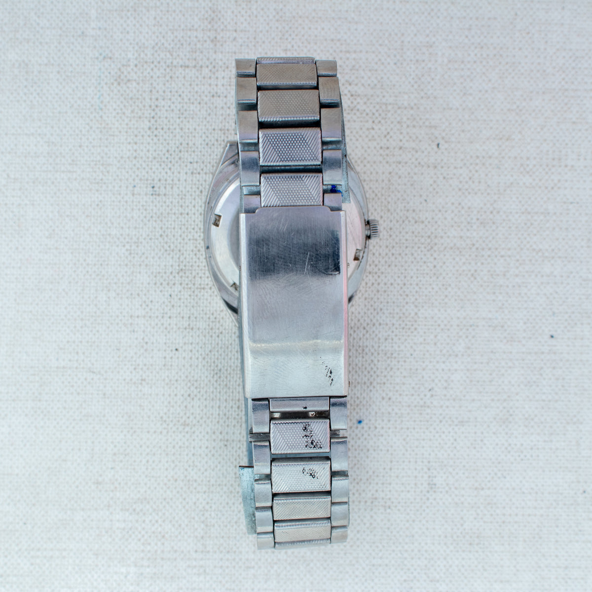 Vintage Seiko 5 2906-5590 Automatic 17J Grey Dial Day Date Wristwatch