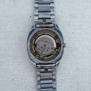 Vintage Seiko 5 2906-5590 Automatic 17J Grey Dial Day Date Wristwatch