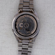 Vintage Seiko 5 7S26-3040 Automatic 21J Silver Dial Day Date Wristwatch