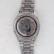 Vintage Seiko 5 7S26-8210 Automatic 21J Grey Dial Day Date Wristwatch