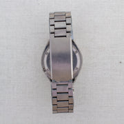 Vintage Seiko 5 7009-8600 Automatic 17J Grey Dial Day Date Wristwatch