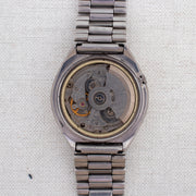 Vintage Seiko 5 7009-8600 Automatic 17J Grey Dial Day Date Wristwatch