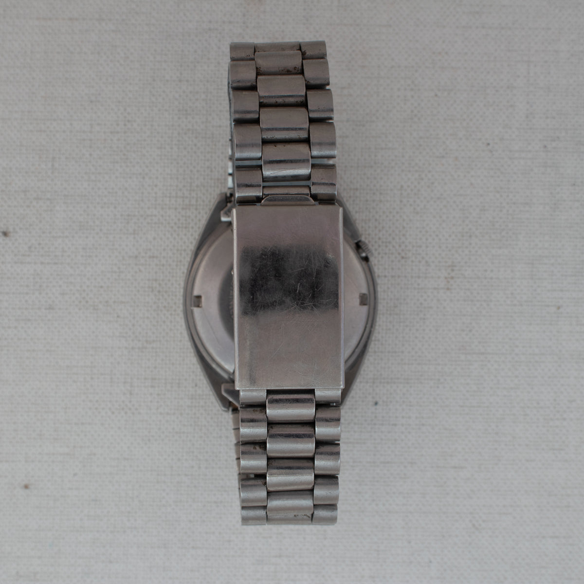 Vintage Seiko 5 6309-8840 Automatic 17J Grey Dial Day Date Wristwatch