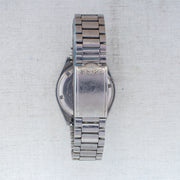 Vintage Seiko 5 7009-8760 Automatic 17J Black Dial Day Date Wristwatch