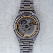 Vintage Seiko 5 7009-8760 Automatic 17J Black Dial Day Date Wristwatch