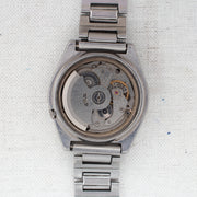 Vintage Seiko 5 7009-8530 Automatic 17J Black Dial Day Date Wristwatch