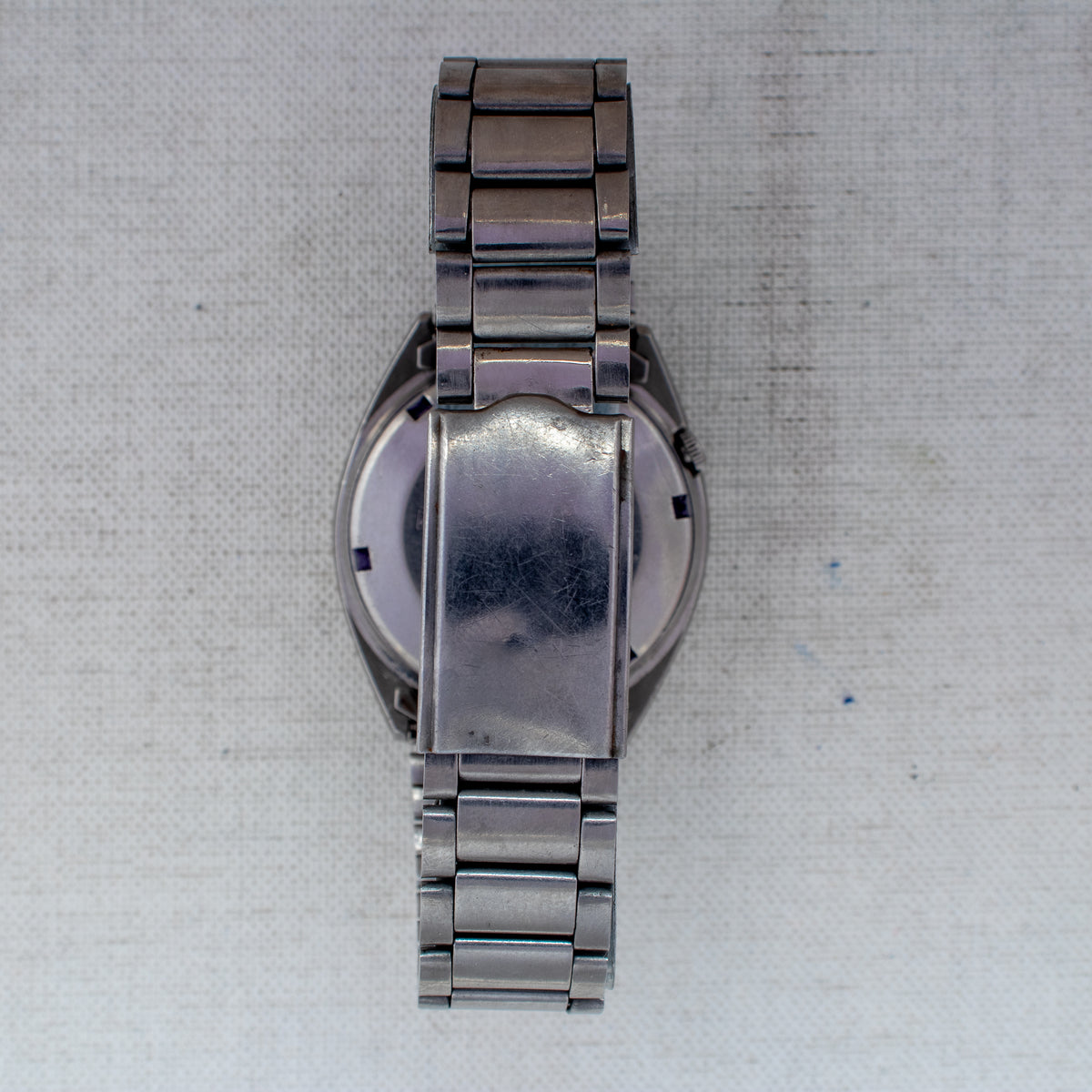 Vintage Seiko 5 6309-8840 Automatic 17J Black Dial Day Date Wristwatch