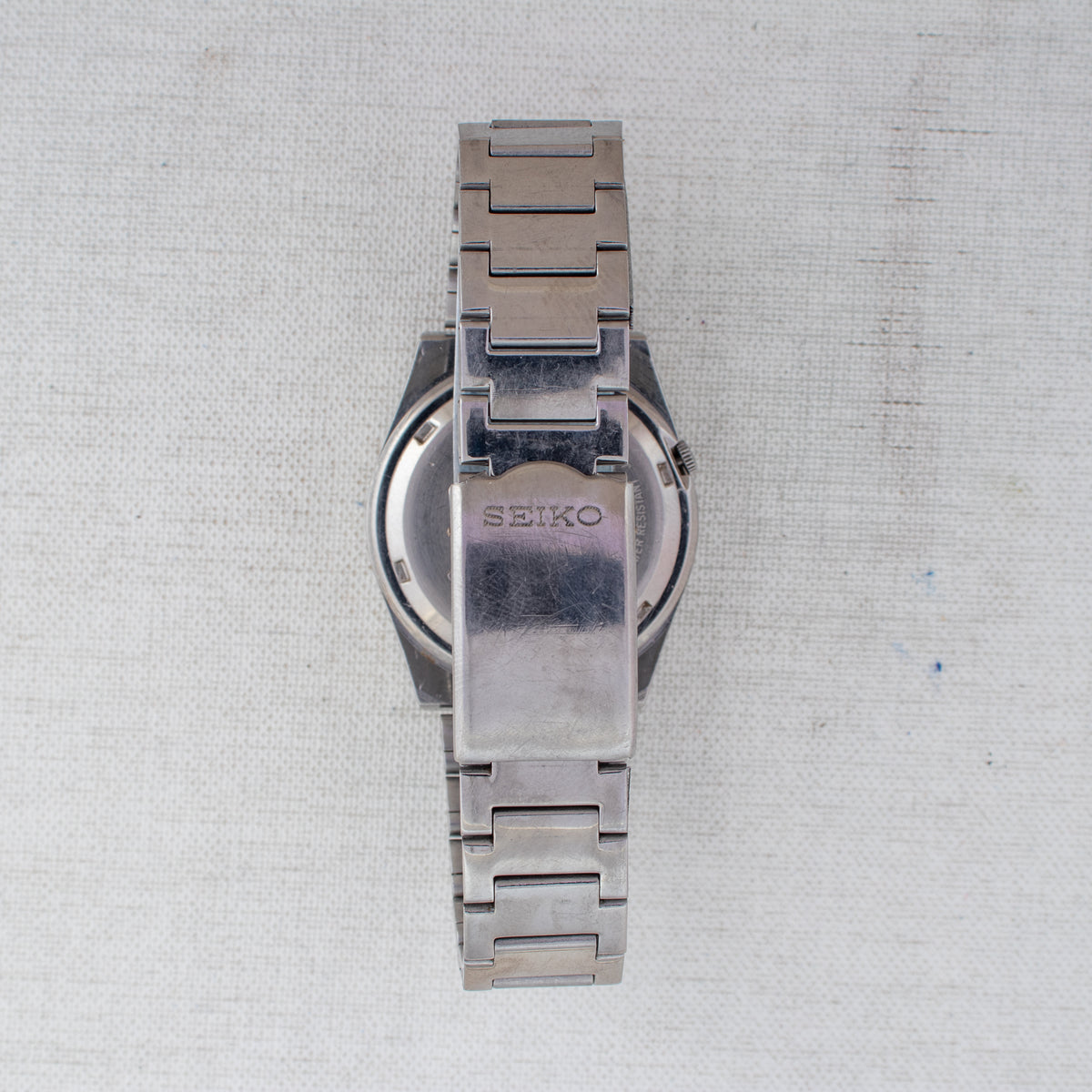 Vintage Seiko 5 7009-3101 Automatic 17J Black Dial Day Date Wristwatch