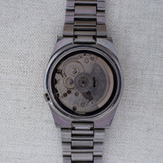 Vintage Seiko 5 7009-3101 Automatic 17J Black Dial Day Date Wristwatch