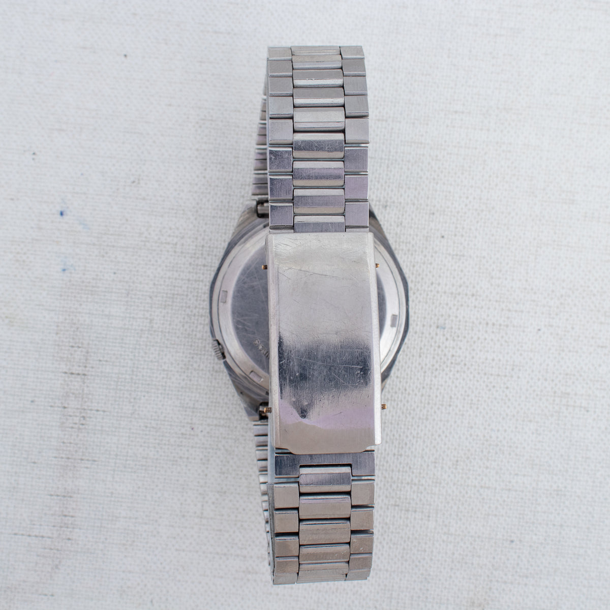 Vintage Seiko 5 7009-8830 Automatic 17J Black Dial Day Date Wristwatch