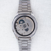 Vintage Seiko 5 7009-8830 Automatic 17J Black Dial Day Date Wristwatch