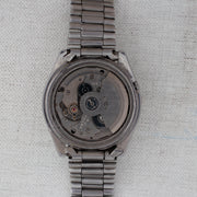 Vintage Seiko 5 7009-4040 Automatic 17J Black Dial Day Date Wristwatch