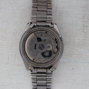 Vintage Seiko 5 7009-4040 Automatic 17J Black Dial Day Date Wristwatch