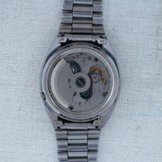 Vintage Seiko 5 7009-3040 Automatic 17J Black Dial Day Date Wristwatch