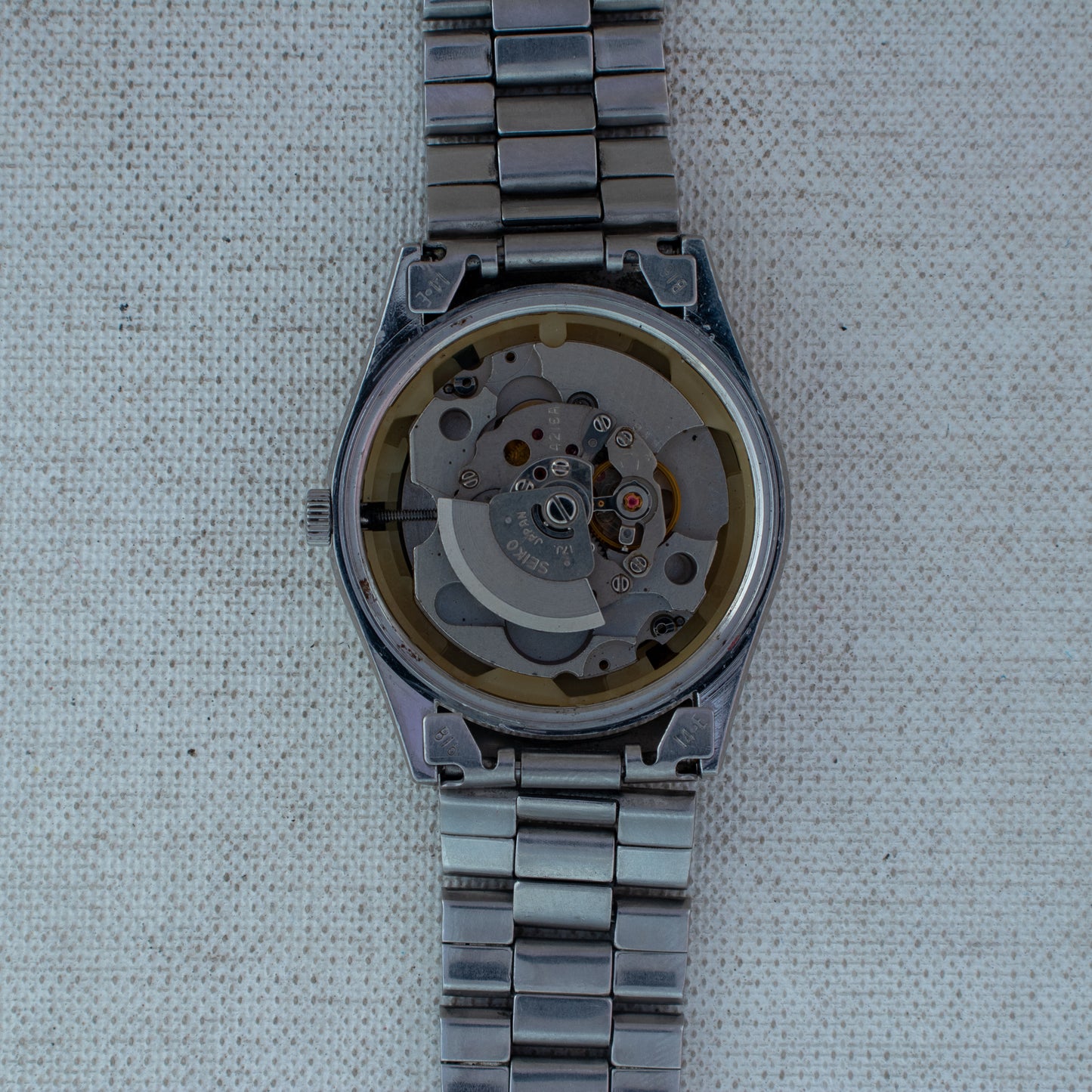 Seiko 5 Auto Unsex Watch Black Military/Field Dial 4216-0020 English/Arabic Day