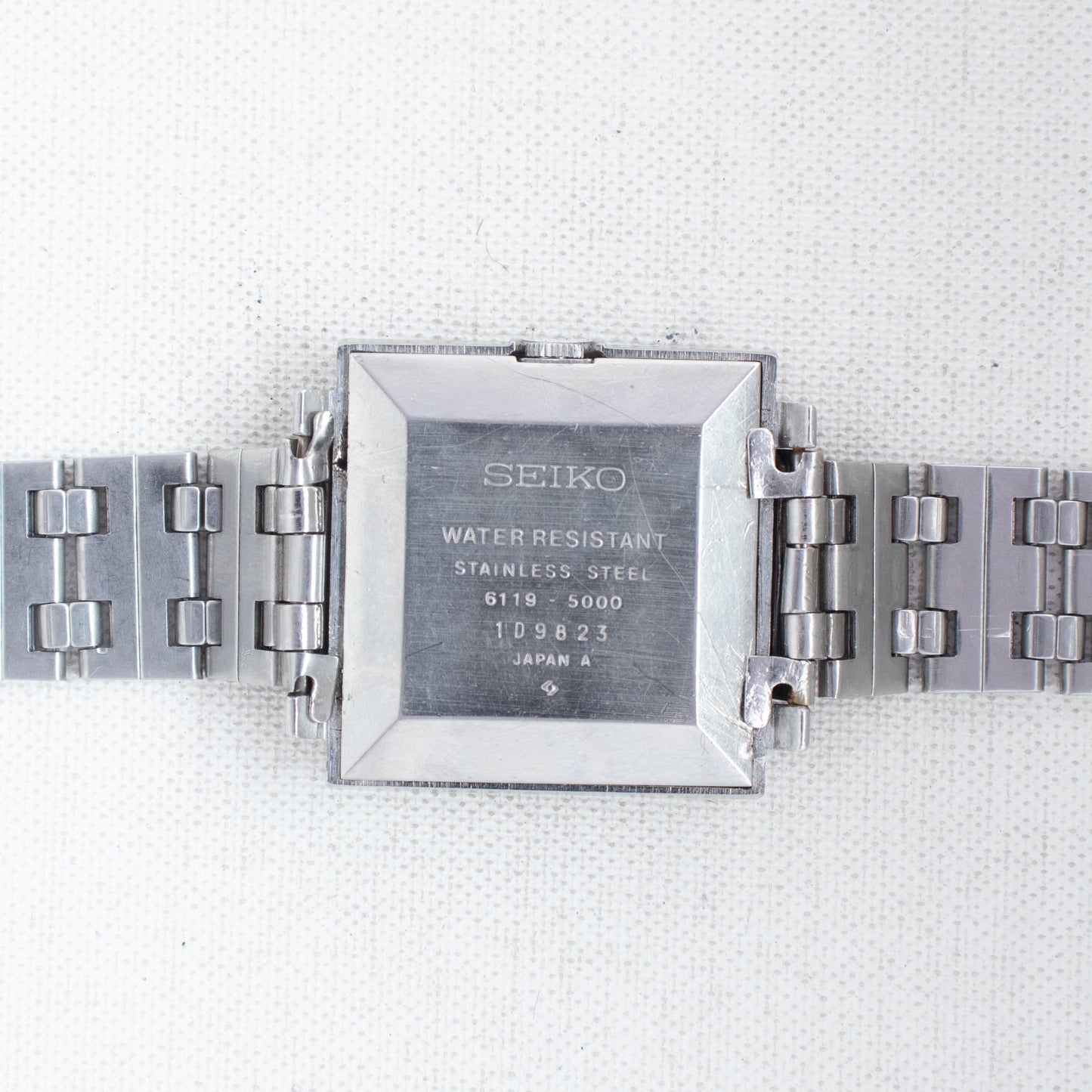 Vintage Seiko 5 Auto 6119-5000 TV Case 21J Silver Dial Day/Date 1971 Rare Watch
