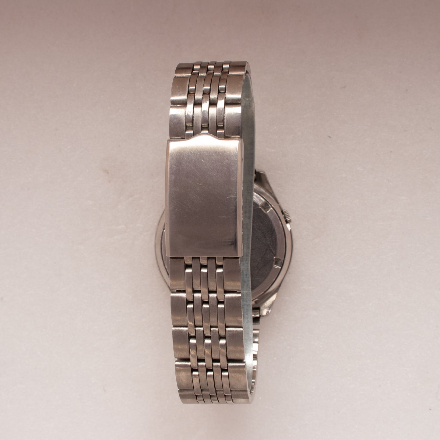 Vintage Seiko 5 Auto 7009-5250 Gold Bezel Black Dial Bilingual Days 1981 Watch