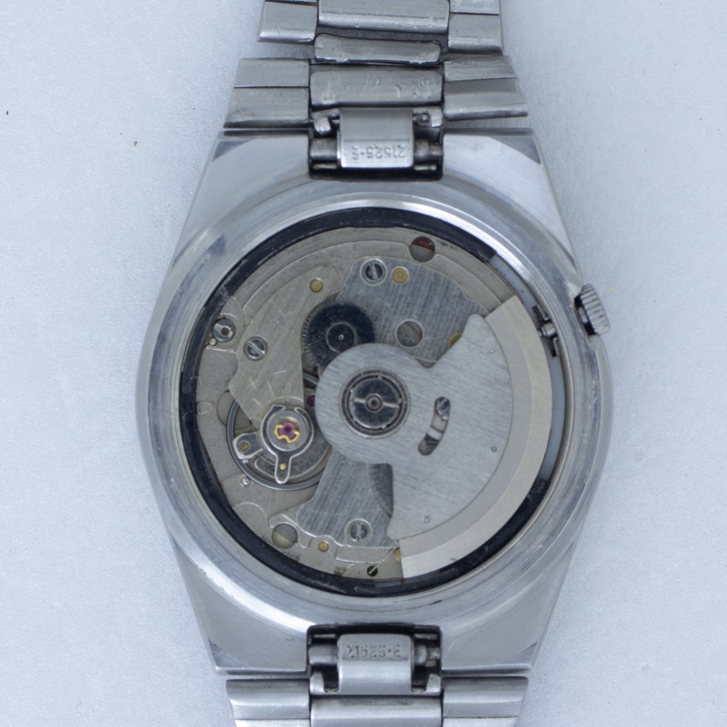 Vintage Seiko 5 Auto 7009-816J White Dial Luminous Hands, Bilingual Day Watch