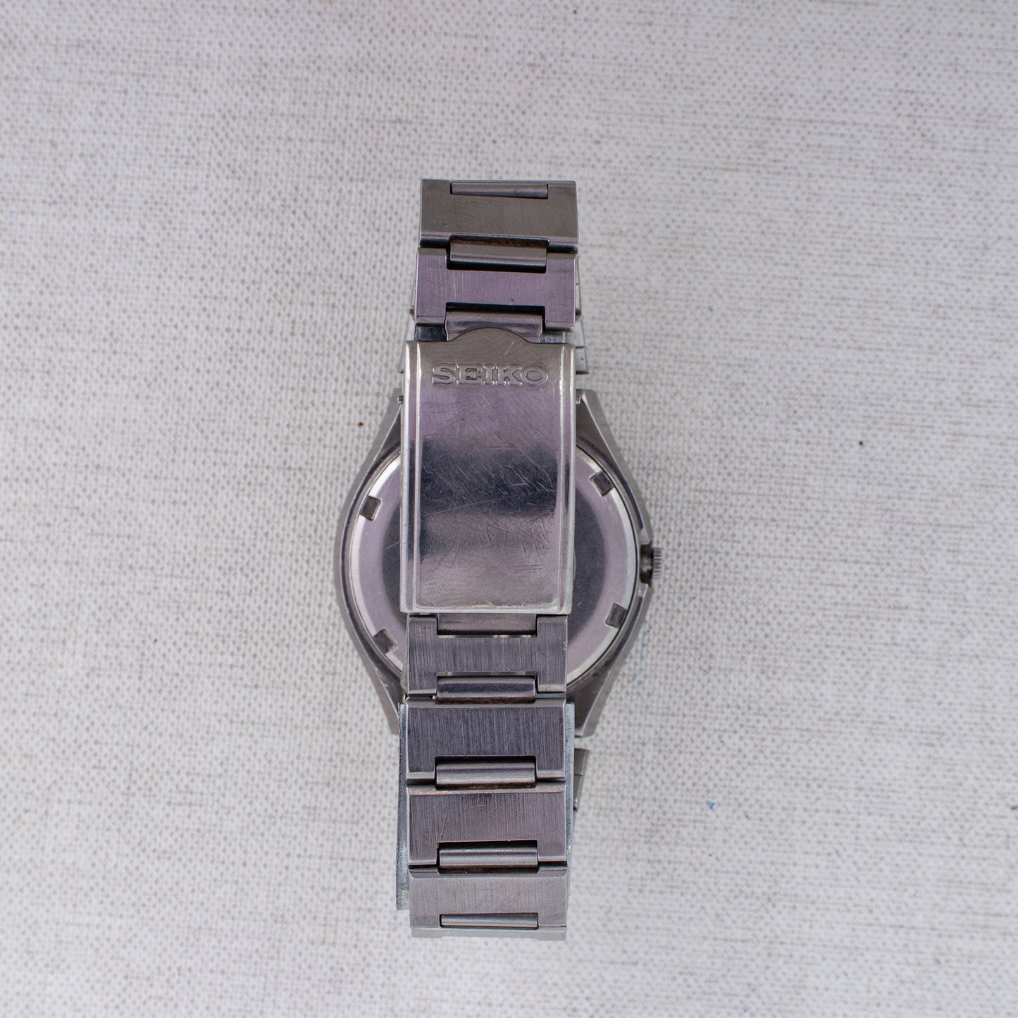 Vintage Seiko 5 Auto Watch 6119-5401 TV Case Dark Blue Dial 1975, Fully Functional