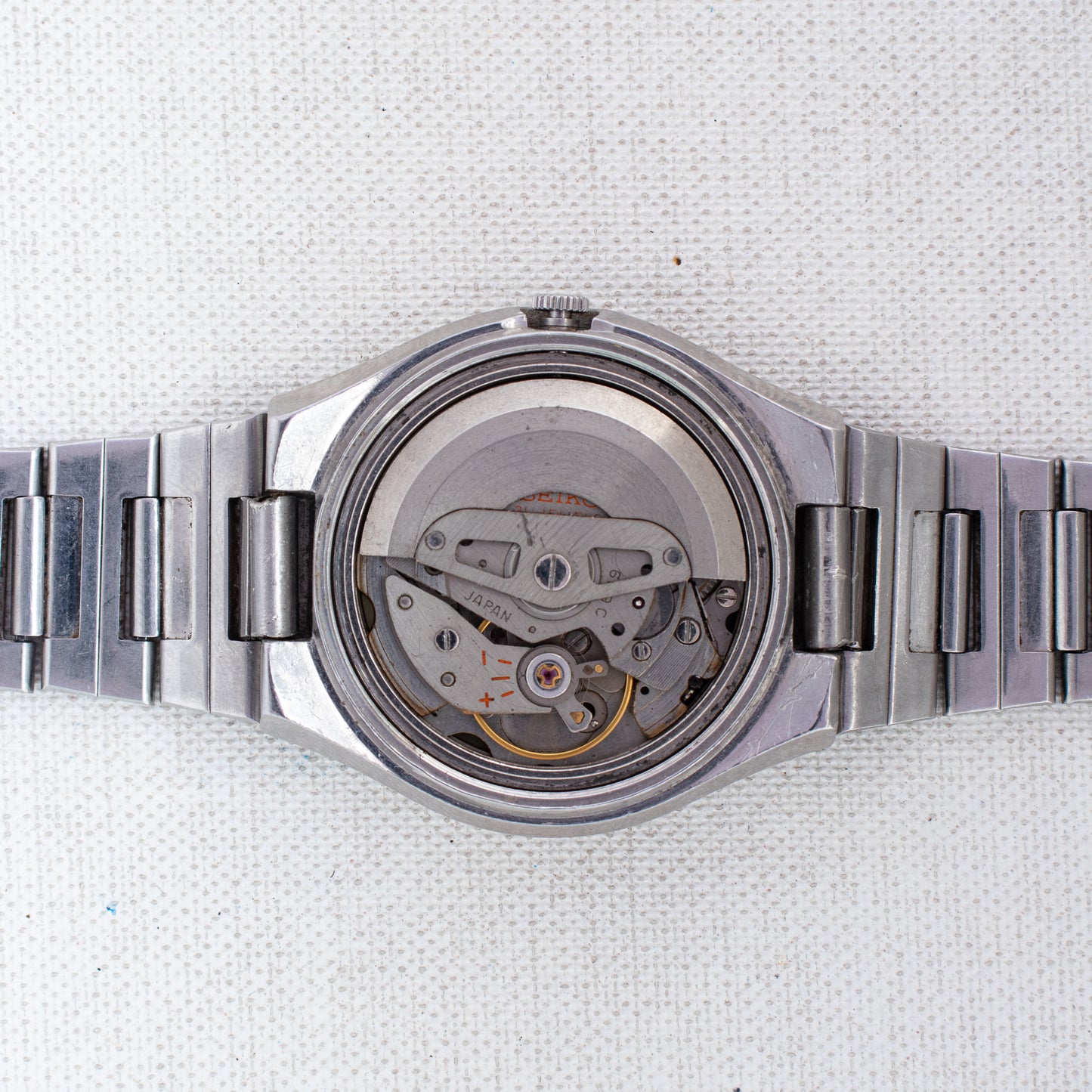 Vintage Seiko 5 Auto Watch 6119-5401 TV Case Dark Blue Dial 1975, Fully Functional