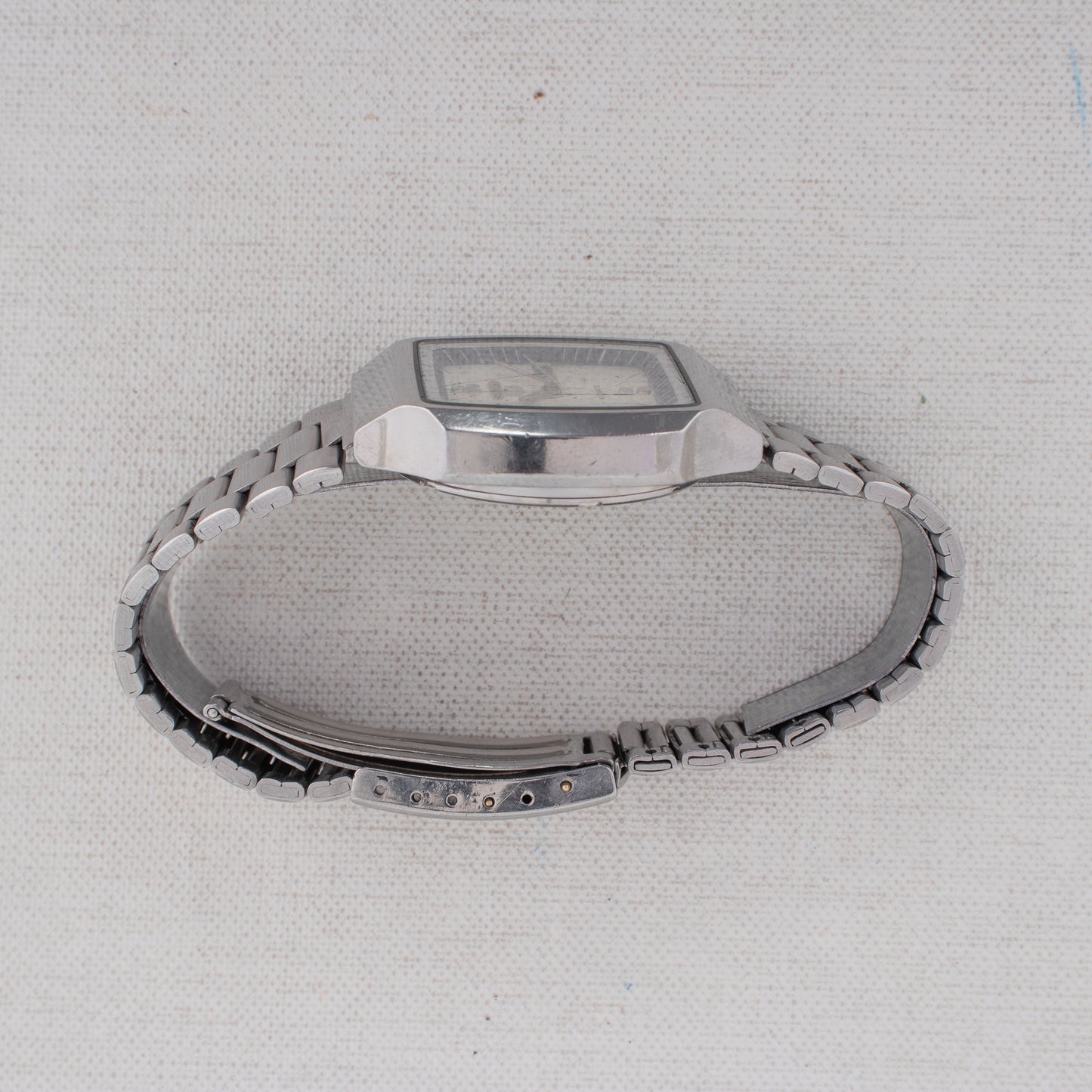 Vintage Seiko 5 Automatic 6309-5490 Unique Textured Dial Silver Dial 1981 Watch