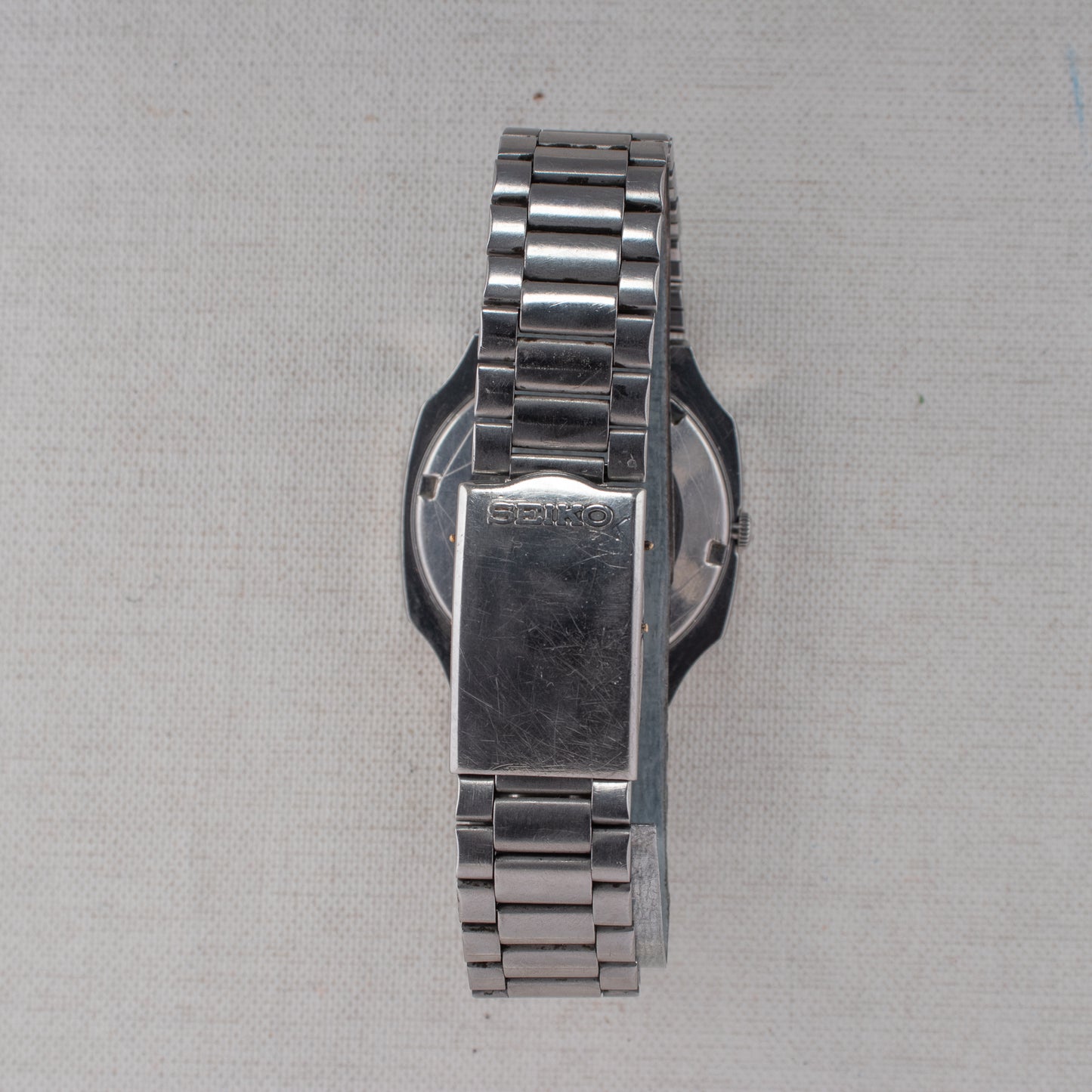 Vintage Seiko 5 Automatic 6309-5490 Unique Textured Dial Silver Dial 1981 Watch