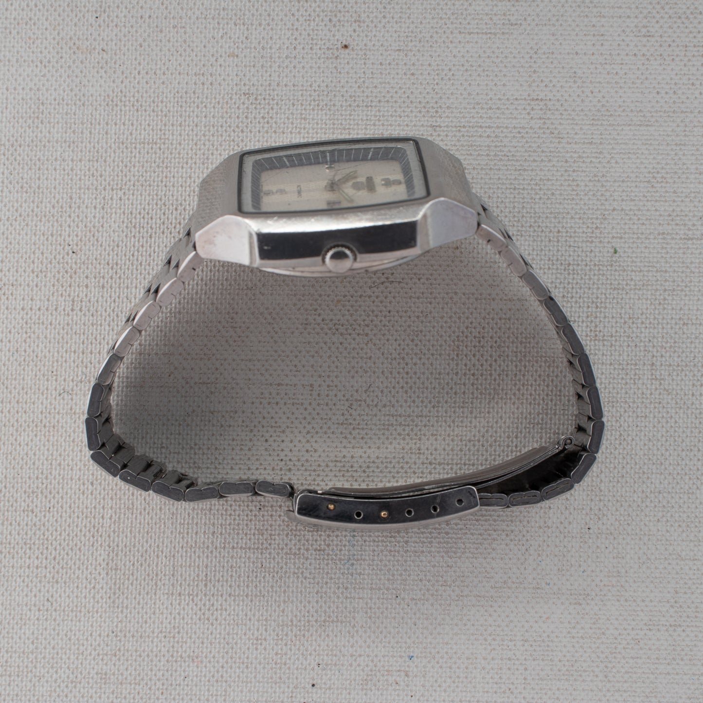 Vintage Seiko 5 Automatic 6309-5490 Unique Textured Dial Silver Dial 1981 Watch