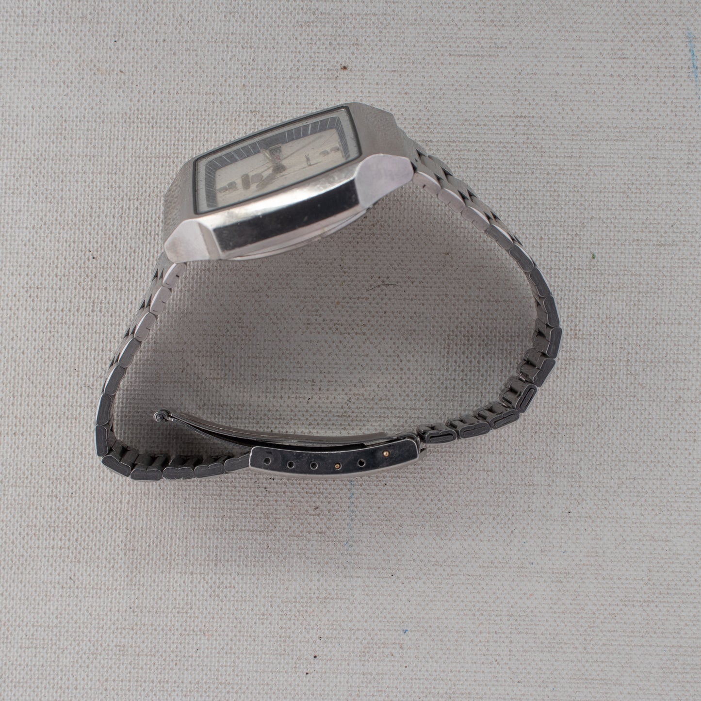 Vintage Seiko 5 Automatic 6309-5490 Unique Textured Dial Silver Dial 1981 Watch