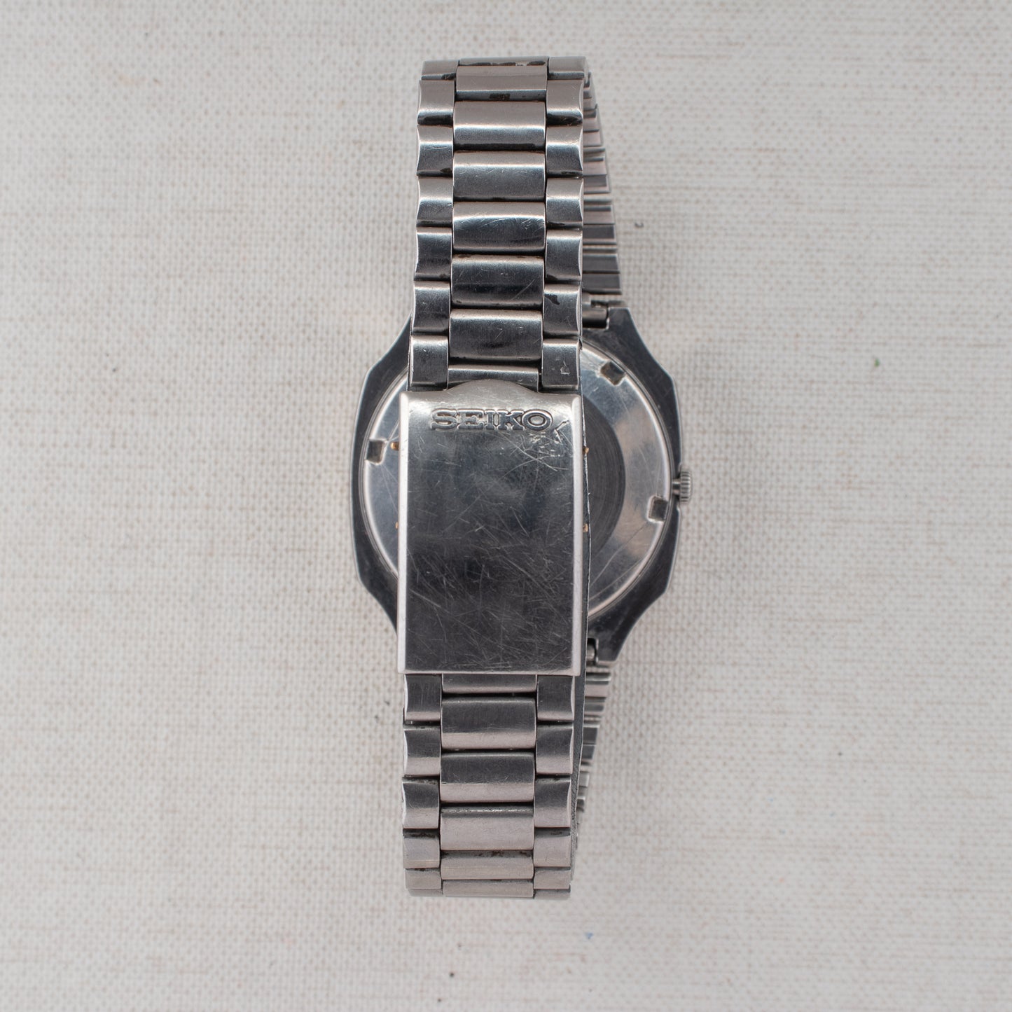 Vintage Seiko 5 Automatic 6309-5490 Unique Textured Dial Silver Dial 1981 Watch
