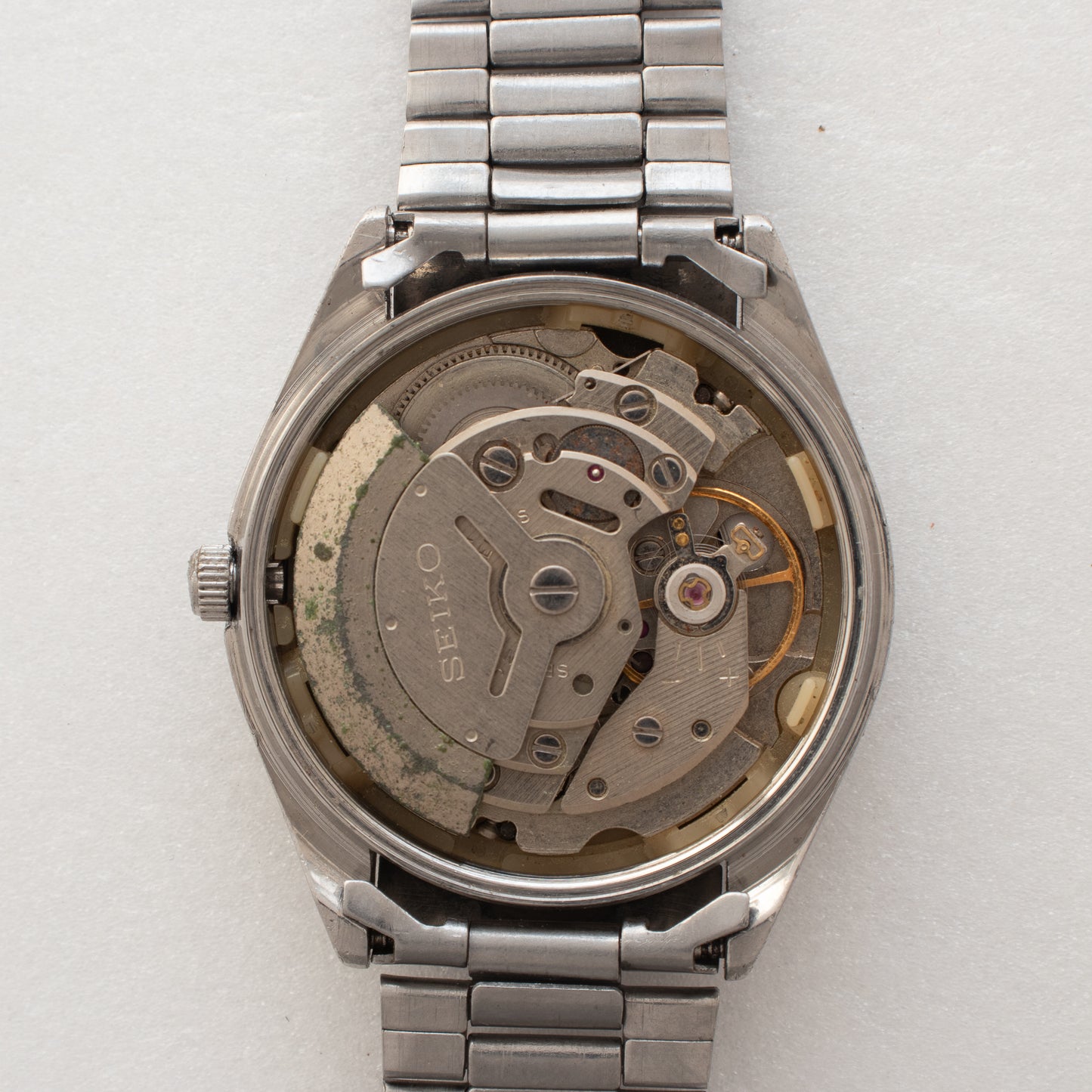 Vintage Seiko 5 Automatic Black Dial Silver Accents 6309-720B Men's Watch, Mint