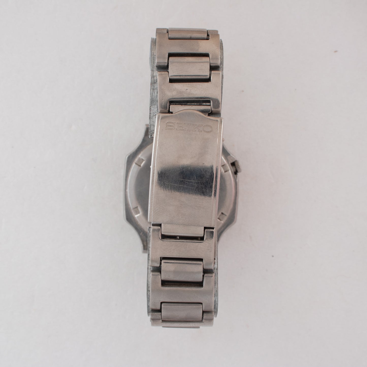 Vintage Seiko 5 Automatic Hexagonal Case 7009-529B Champagne Patina Dial Watch