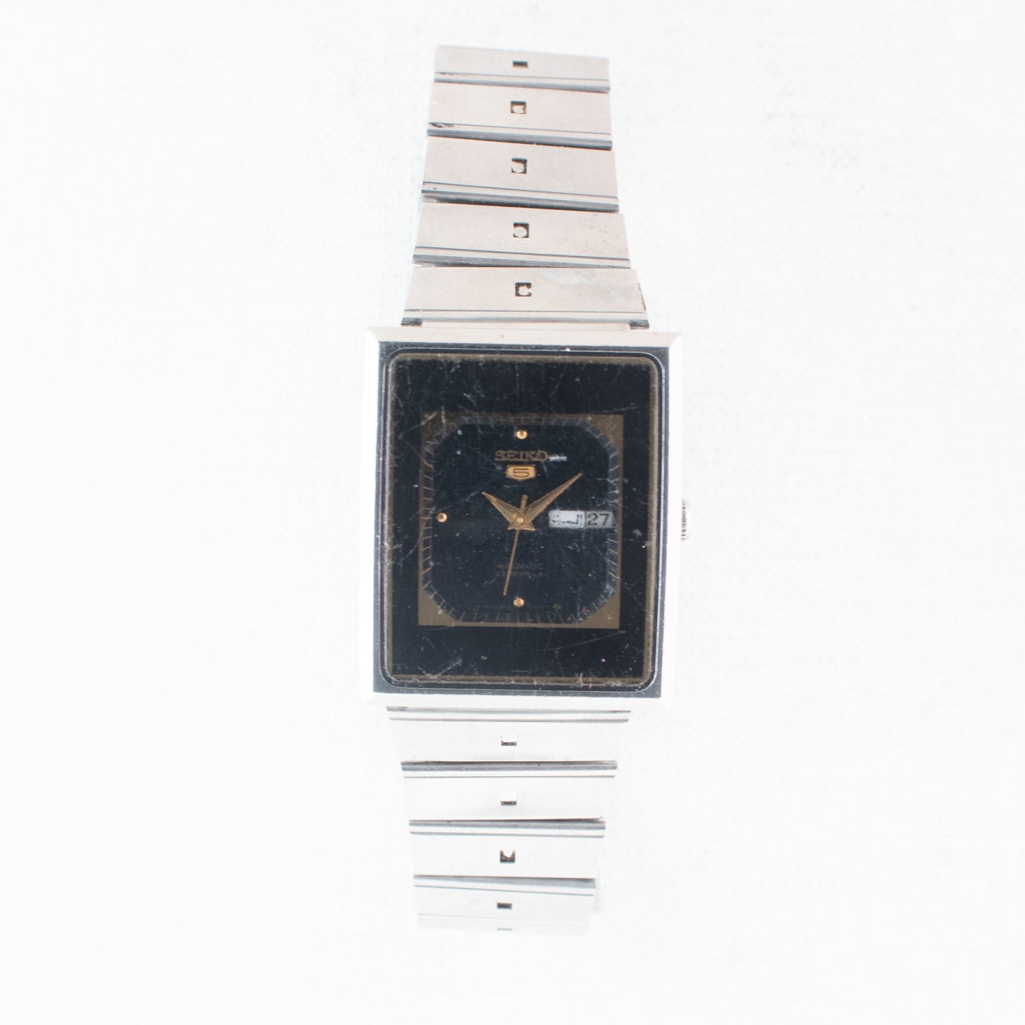 Vintage Seiko 5 Automatic Unsex Watch | Square TV Dial 2949-5110 23J English/Arabic