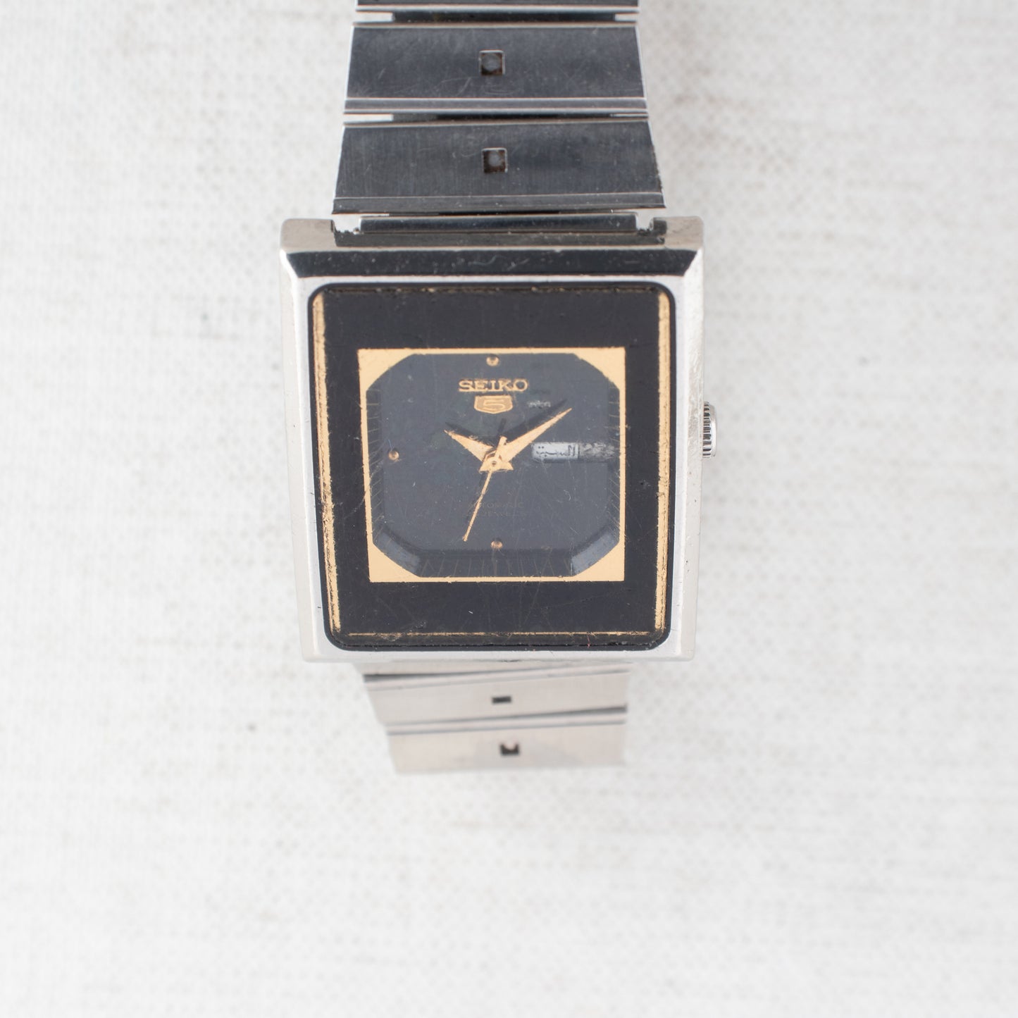 Vintage Seiko 5 Automatic Unsex Watch | Square TV Dial 2949-5110 23J English/Arabic