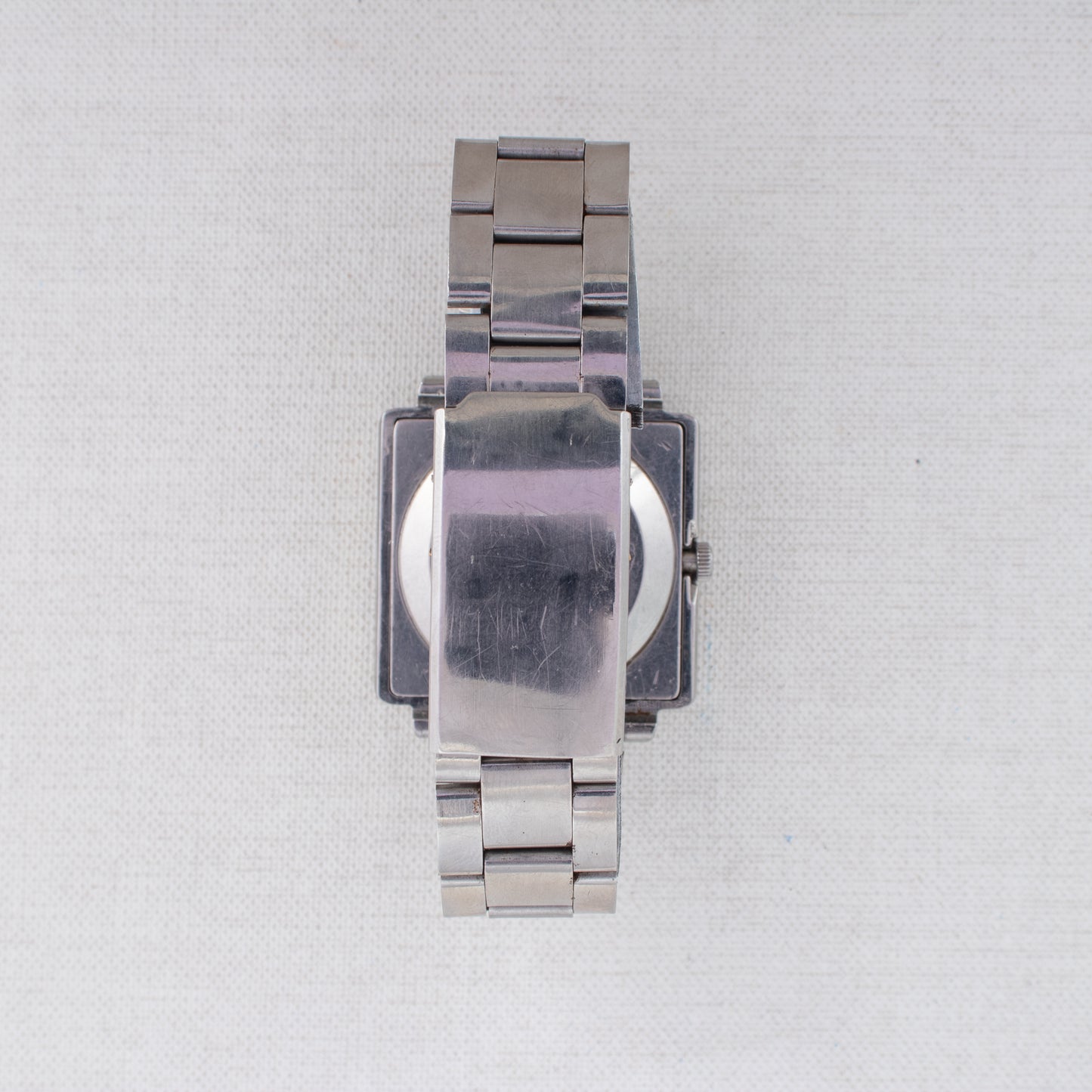Vintage Seiko 5 Automatic Watch 6309-5030 TV Case Arabic English Days Dark Blue Dial