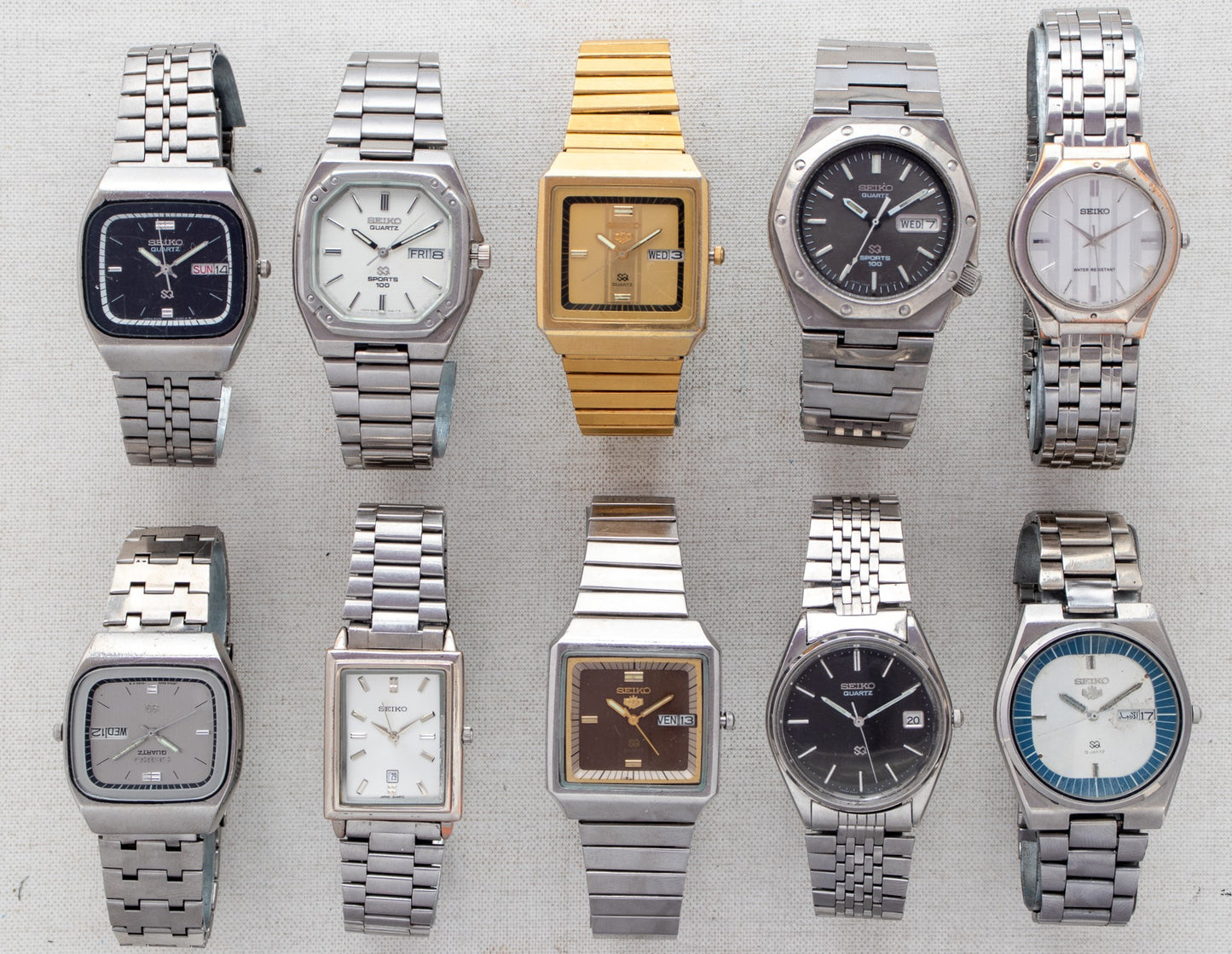 Vintage Seiko SQ Quartz & Sports 100 | Precision Collection | Refs: 8223-508A, 8229-5030, 8223-5260, 7546-703A, V701-2K30, 8223-5080, 7N01-0EA0, 8223-526A, 8222-8020, 8223-8050