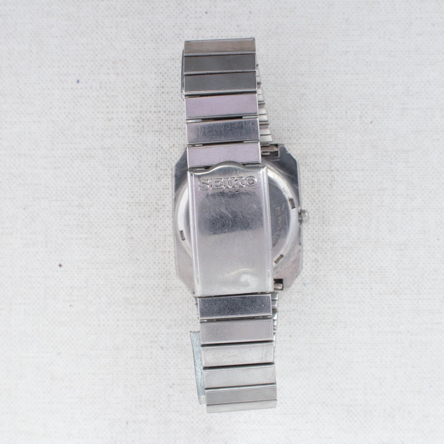 Vintage Seiko SQ Quartz Watch 8223-526A Sunburst Brown Dial English/French Day