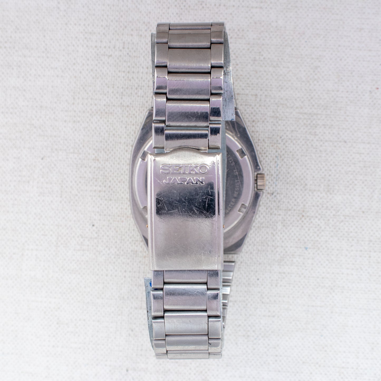 Vintage Seiko SQ Sports 100 Quartz 8229-5030 White Dial Octagonal Bezel Watch